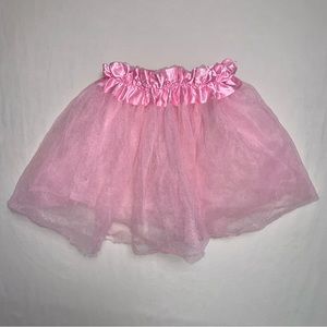 🆕 Pink Ballet Ballerina Tutu Tulle Chiffon Halloween Dress Up Elastic Waistband